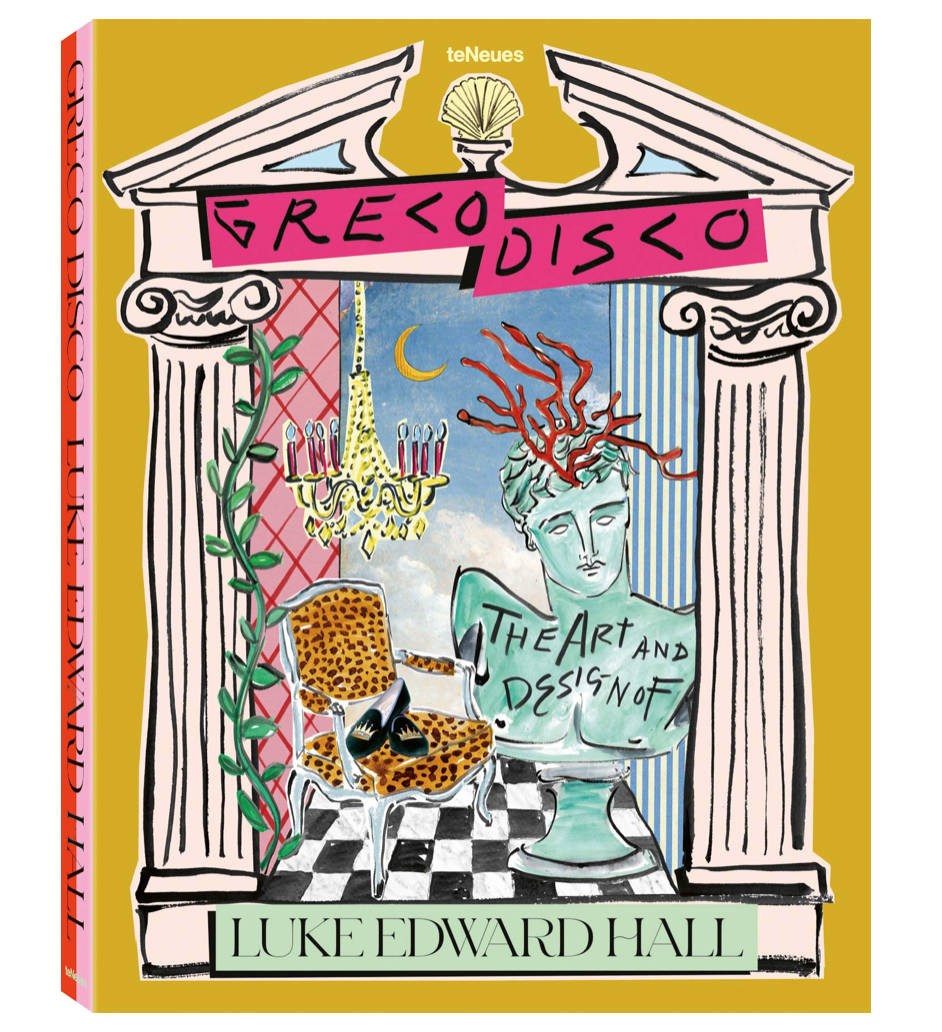 หนังสือของศิลปินชาวอังกฤษชื่อดังอย่าง Luke Edward Hall Greco Disco: The Art and Design