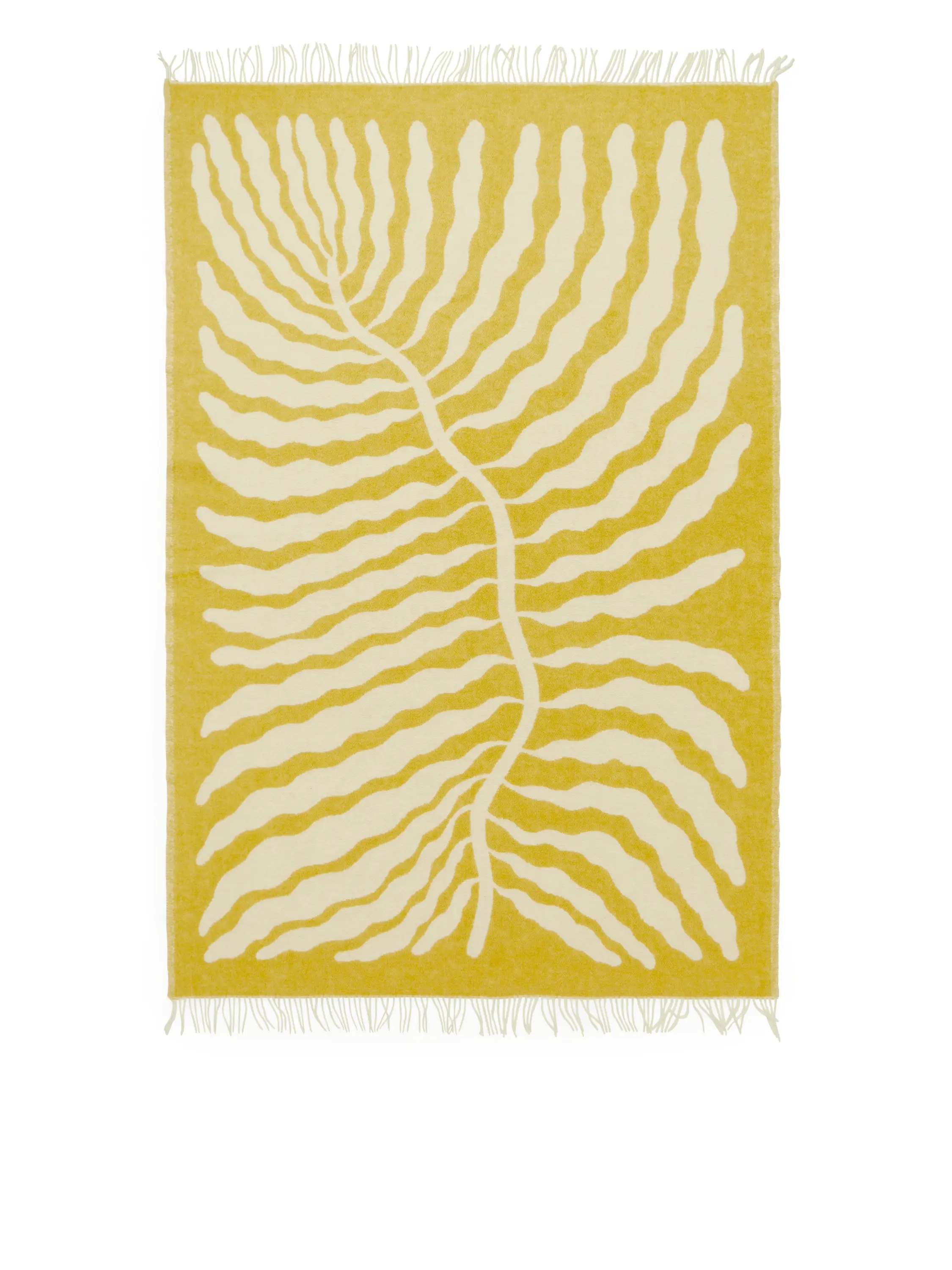 ผ้าคลุม Linnea Andersson Blanket (Yellow) จากประเทศสวีเดน ขนาด 130 X 200 CM