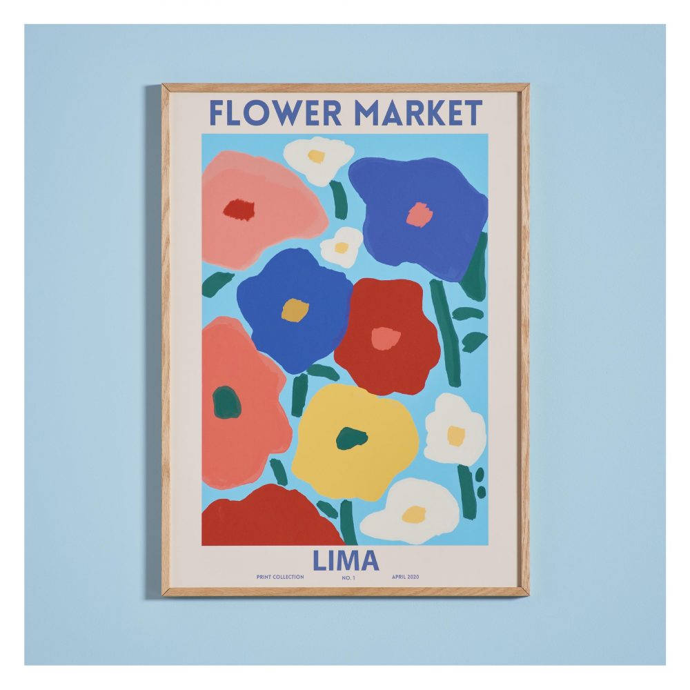 “Flower Market” LIMA จากศิลปิน Astrid Wilson ประเทศสวีเดน