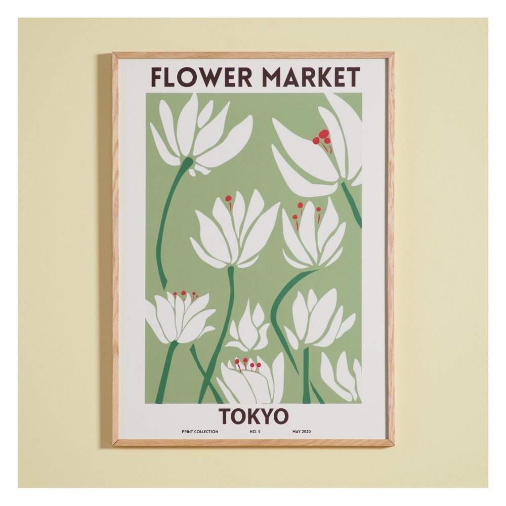 “Flower Market” TOKYO จากศิลปิน Astrid Wilson ประเทศสวีเดน