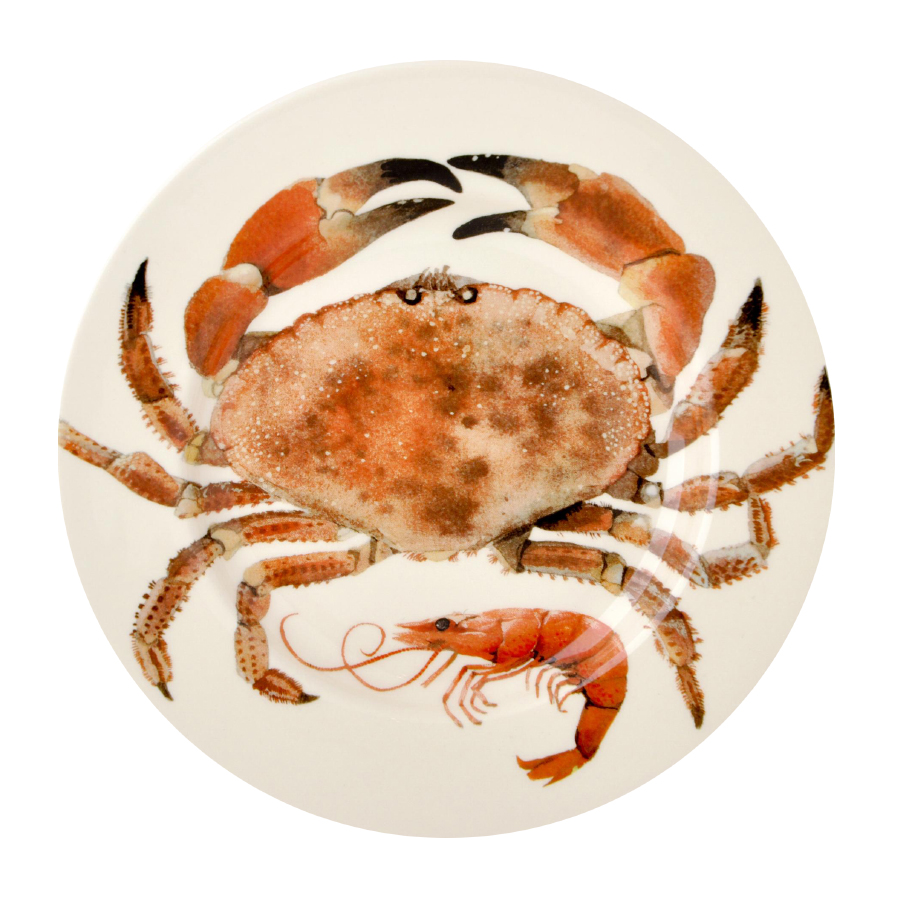 จาน EMMA BRIDGEWATER Crab ขนาด 8.5 นิ้ว อังกฤษ