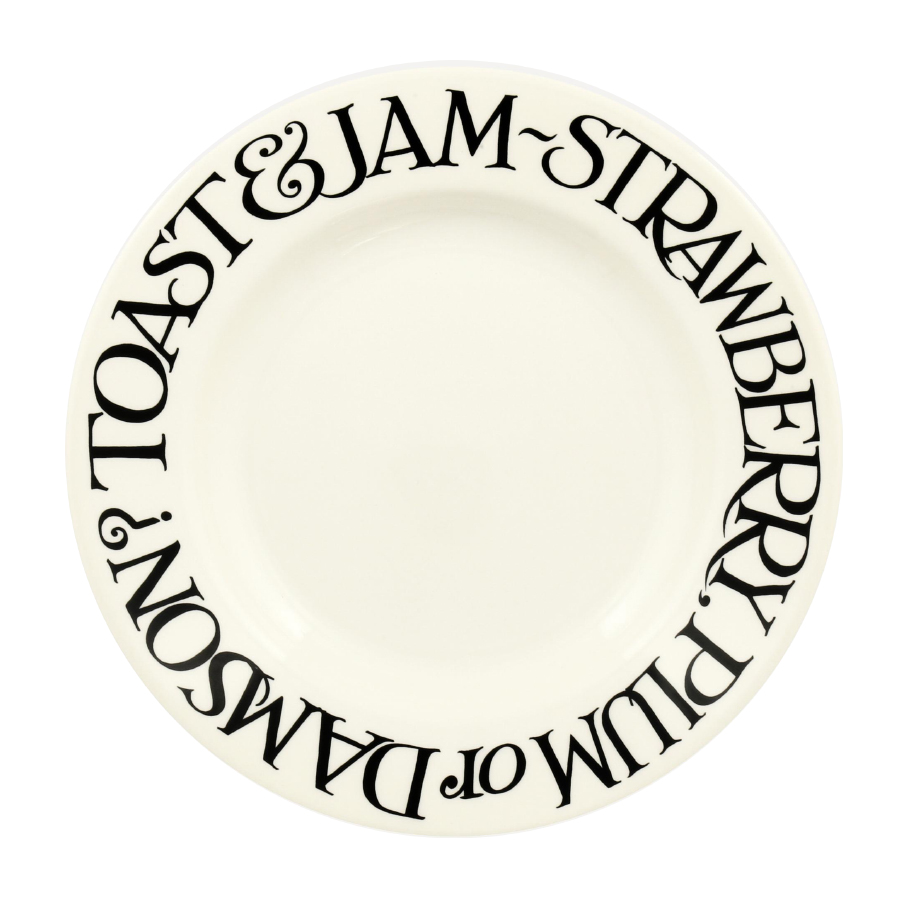 จาน EMMA BRIDGEWATER Black Toast and Jam ขนาด 8.5 นิ้ว อังกฤษ